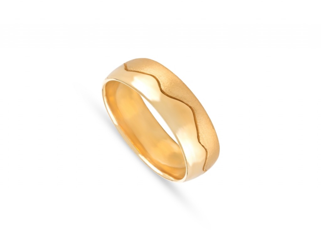 Alianças Ouro Amarelo sem Brilhantes ALR004540