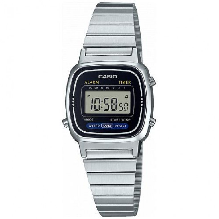 Relógio Digital CASIO Vintage Homem (Aço e Resina - Prateado)