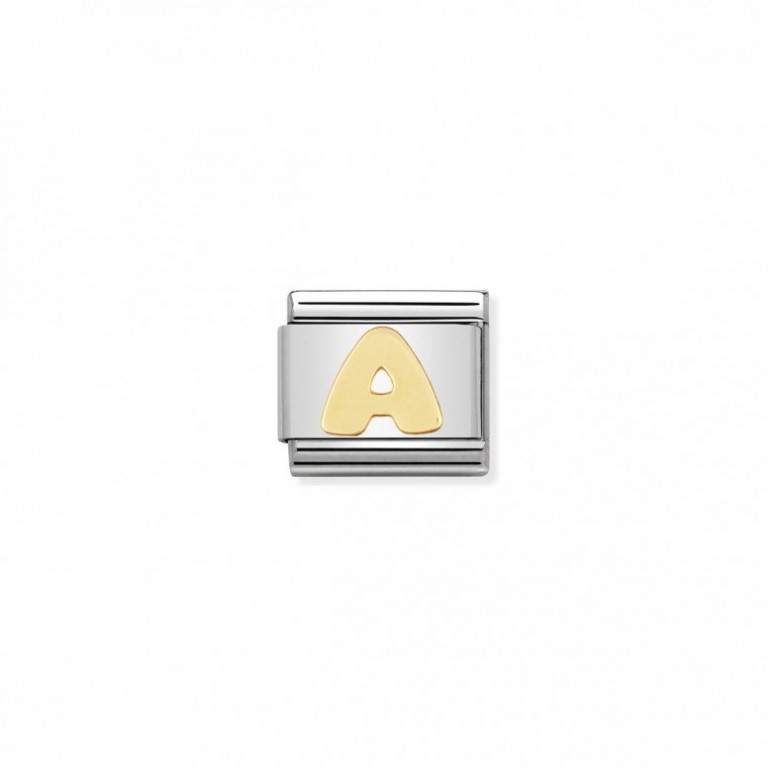 NOMINATION  Charm Link Letra A 