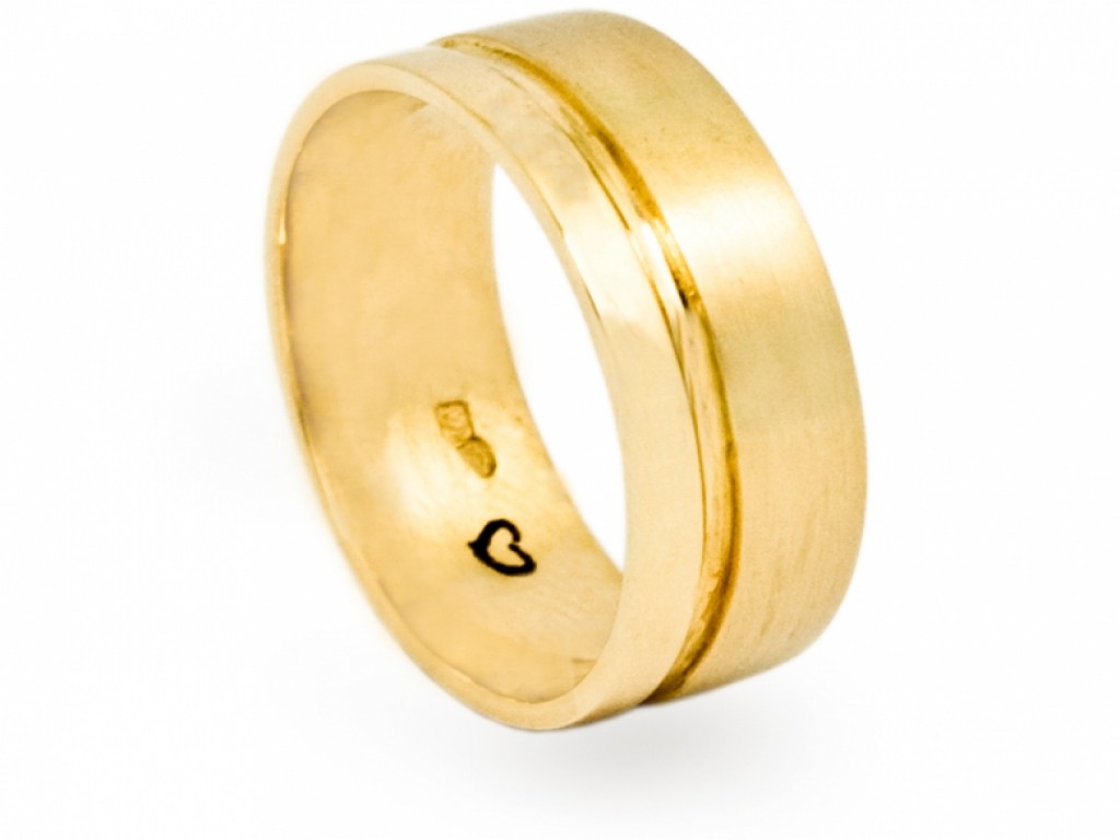 Alianças Ouro Amarelo sem Brilhantes ALR003297