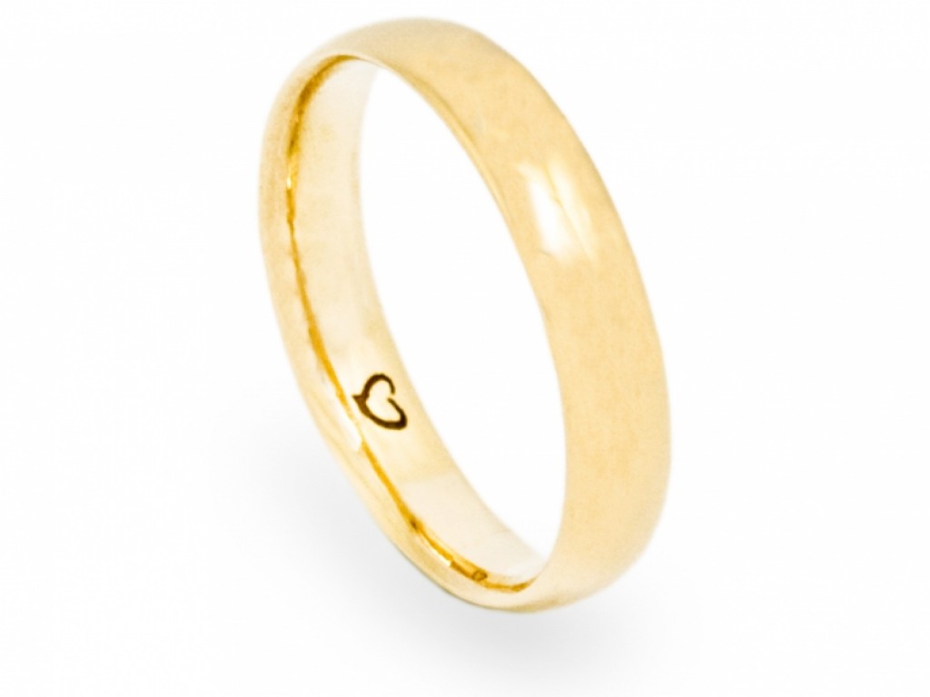 Alianças Ouro Amarelo sem Brilhantes ALR003499