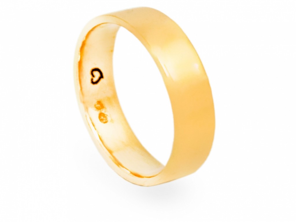 Alianças Ouro Amarelo sem Brilhantes ALR002609