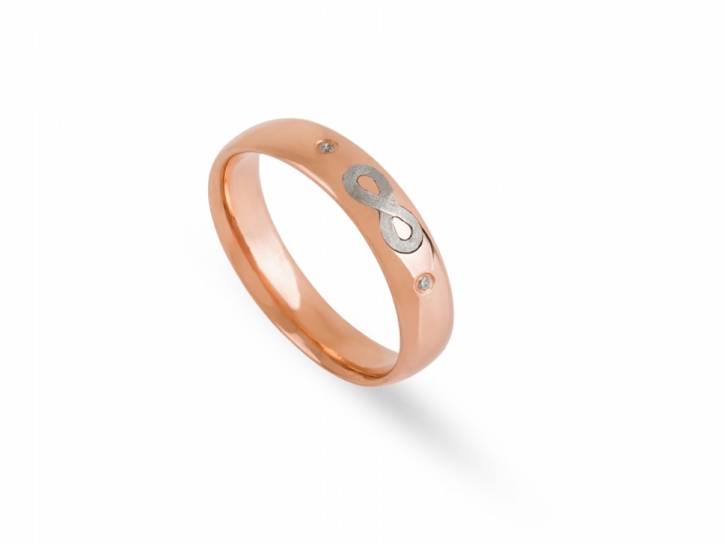 Alianças Tradicionais Ouro rosa ALR005145V