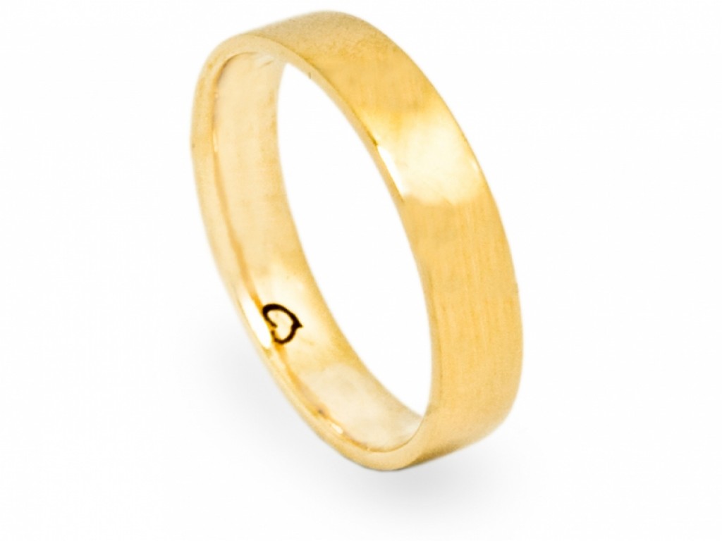 Alianças Ouro Amarelo sem Brilhantes ALR002608