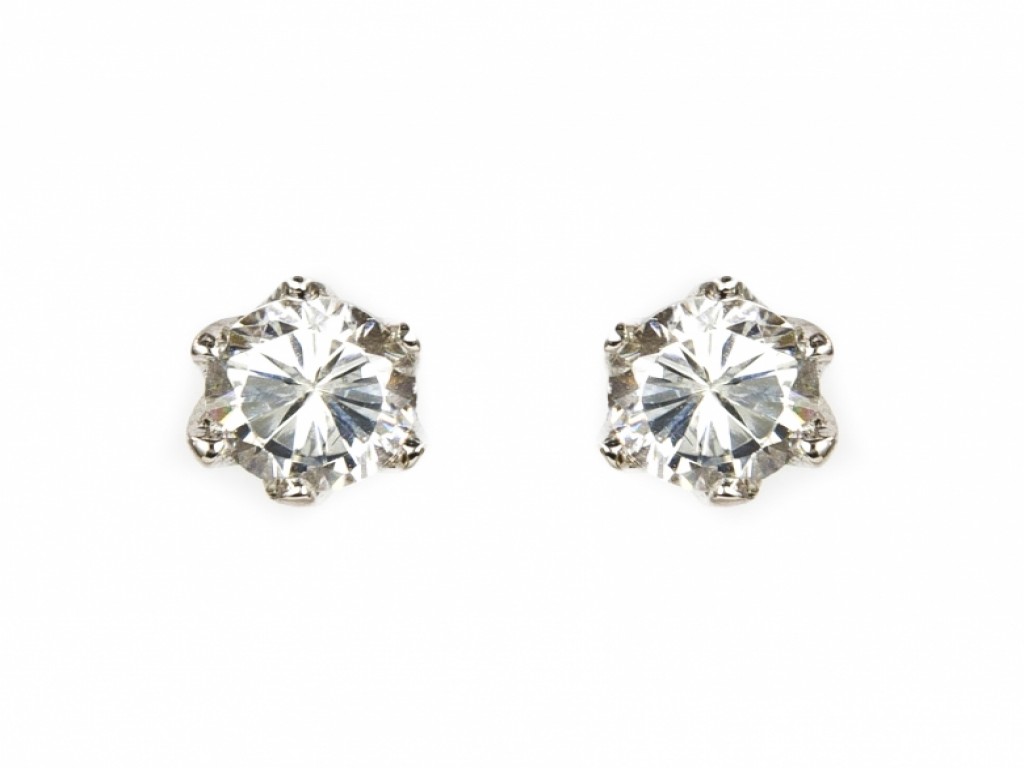 Brincos Tornilhos Ouro com Zirconias TR000264D