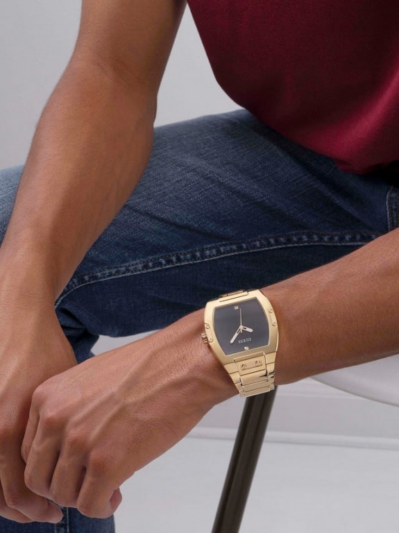 Relógio analógico aço