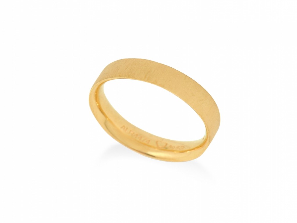 Alianças Ouro Amarelo sem Brilhantes ALR004474