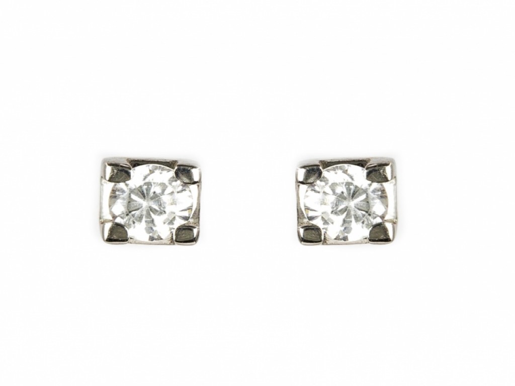 Brincos Tornilhos Ouro com Zirconias TR002747B