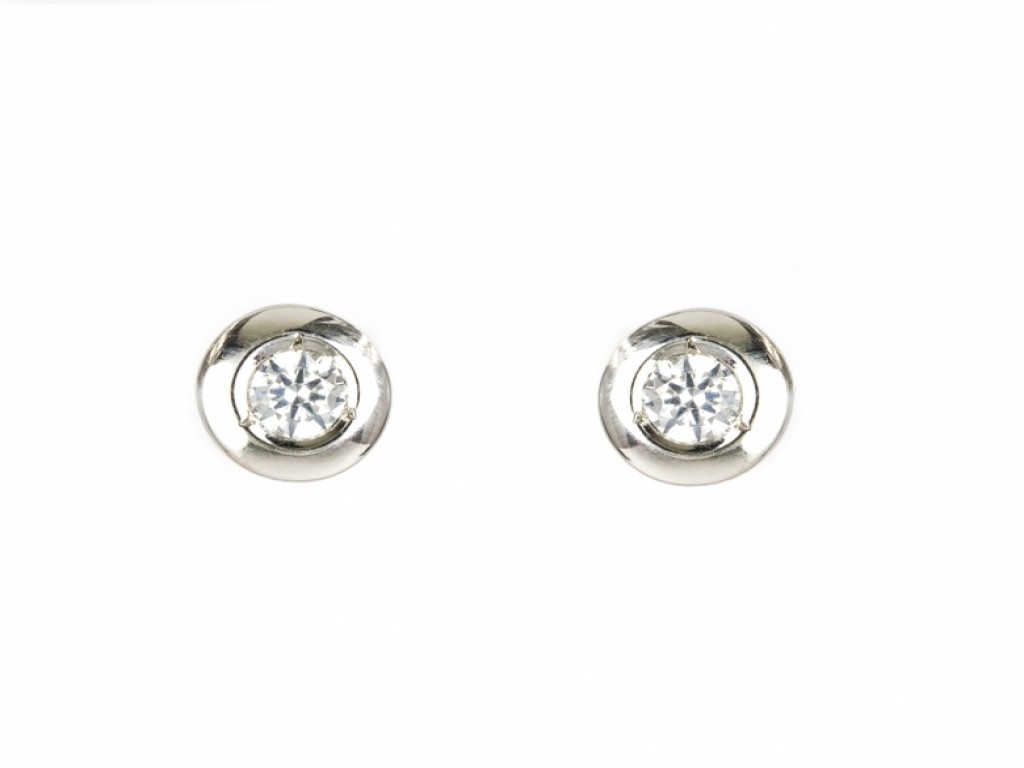Brincos Tornilhos Ouro com Zirconias TR001444B