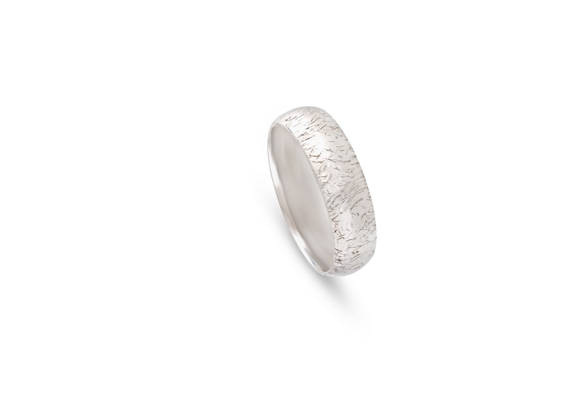 ALIANÇA DE CASAMENTO ROMANTIS EM OURO BRANCO