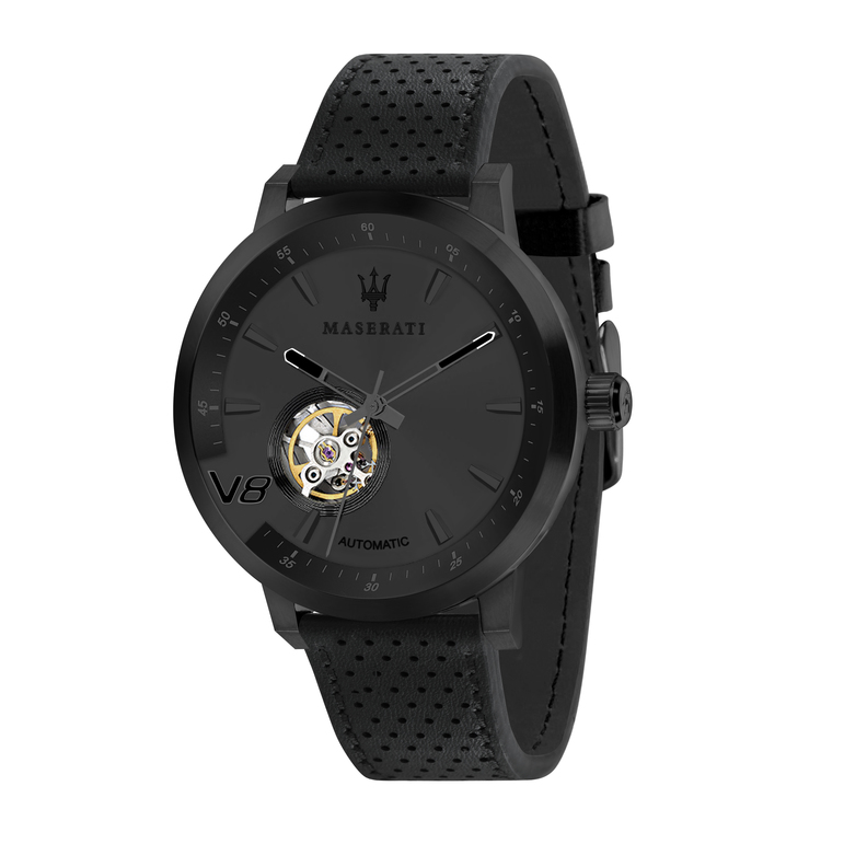 GRANTURISMO 44mm AUTO BLACK DIAL BLK ST