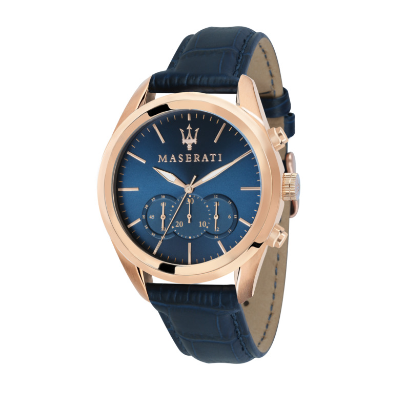TRAGUARDO 45MM CHR BLUE DIAL BLUE ST