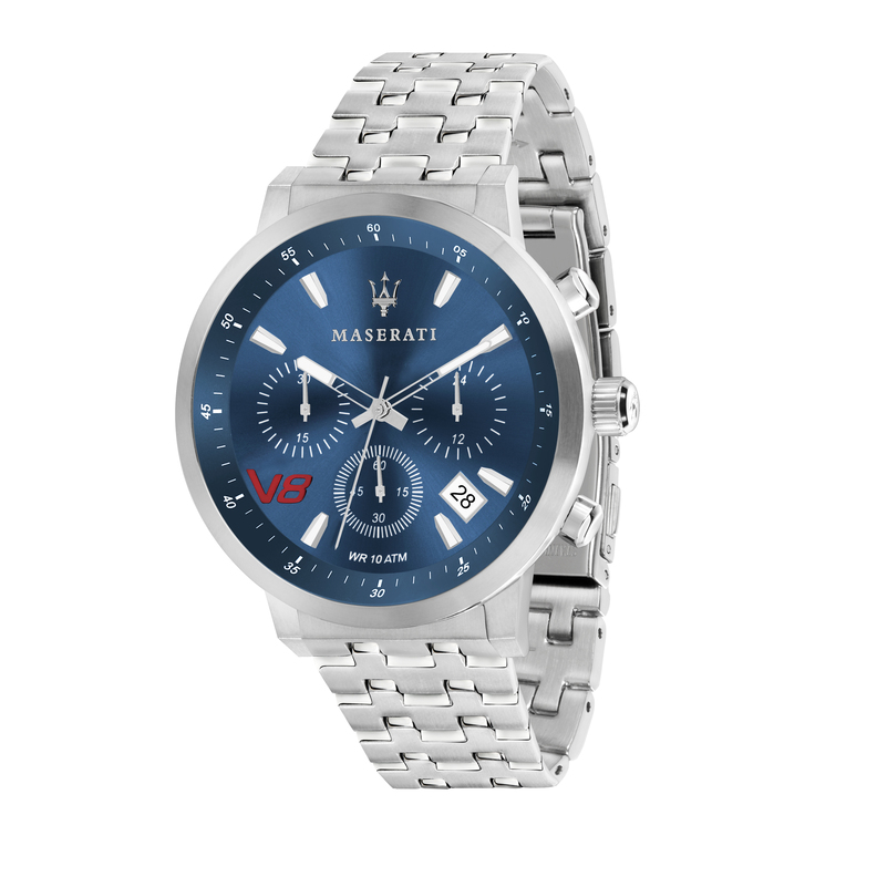 GRANTURISMO 44mm CHR BLUE DIAL BR SS