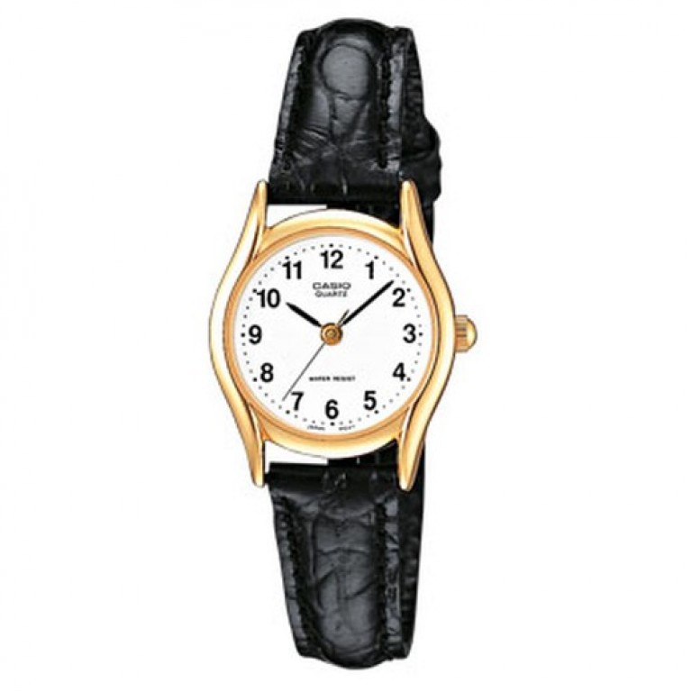 Casio feminino relógio  couro preto Marca: Casio  Referência: LTP-1154PQ-7BEF