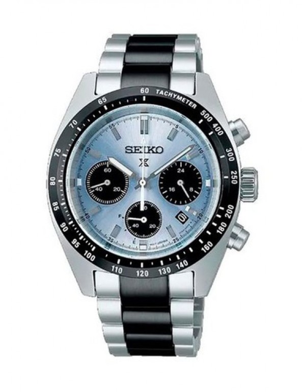 Relógio masculino Seiko  Prospex bicolor aço preto
