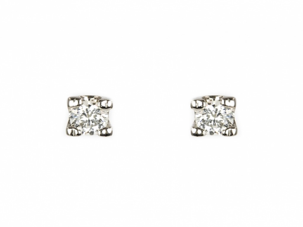 Brincos Tornilhos Ouro com Zirconias TR001940B