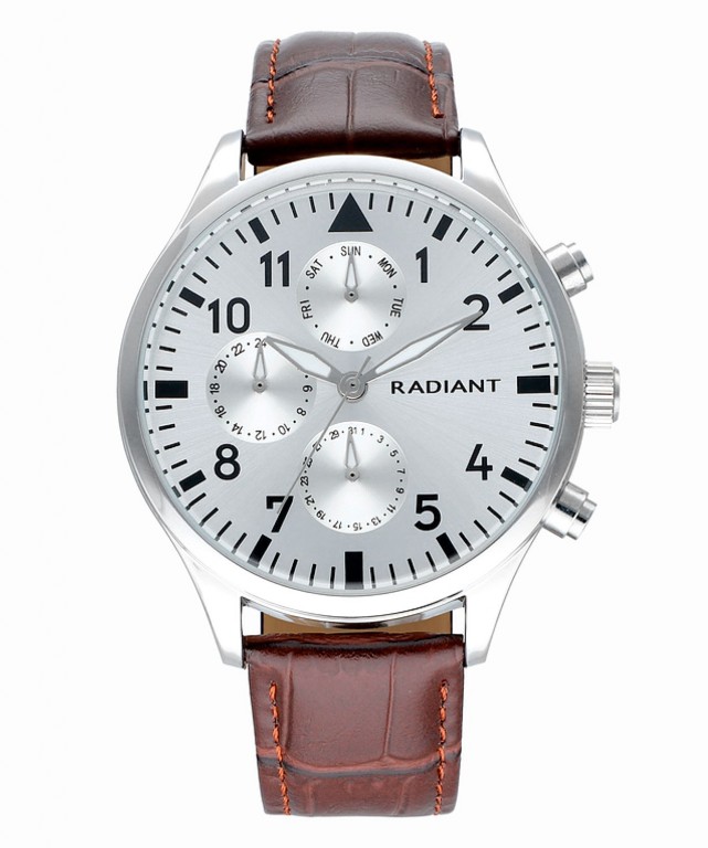Radiant® Caiman Relógio Homem - Prateado e Castanho