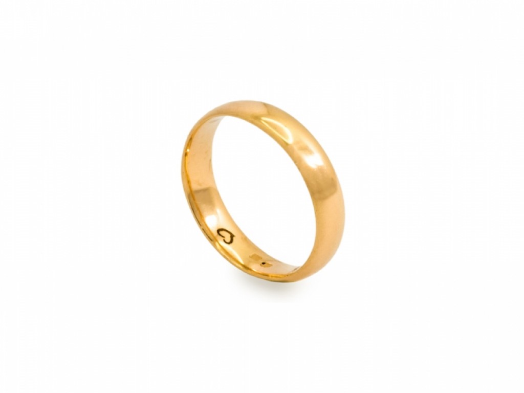 Alianças Ouro Amarelo sem Brilhantes ALR000910
