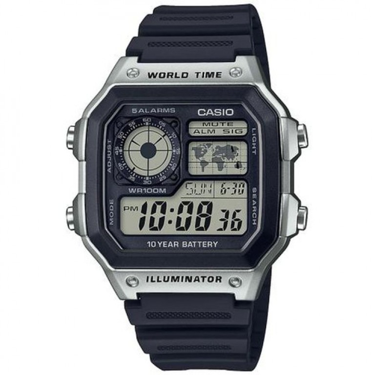 Casio World Time Collection Relógio Homem