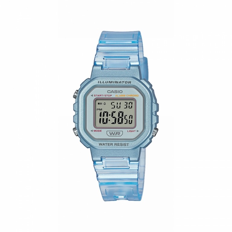 RELÓGIO UNISEXO CASIO COLLECTION DIGITAL AZUL  LA-20WHS-2AEF
