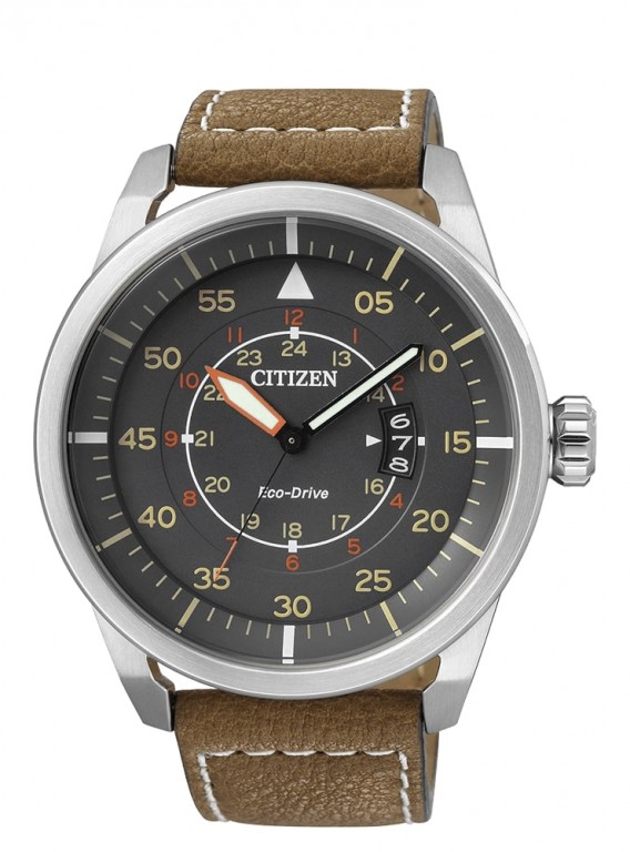 CITIZEN ECO-DRIVE AVIATOR OF COL