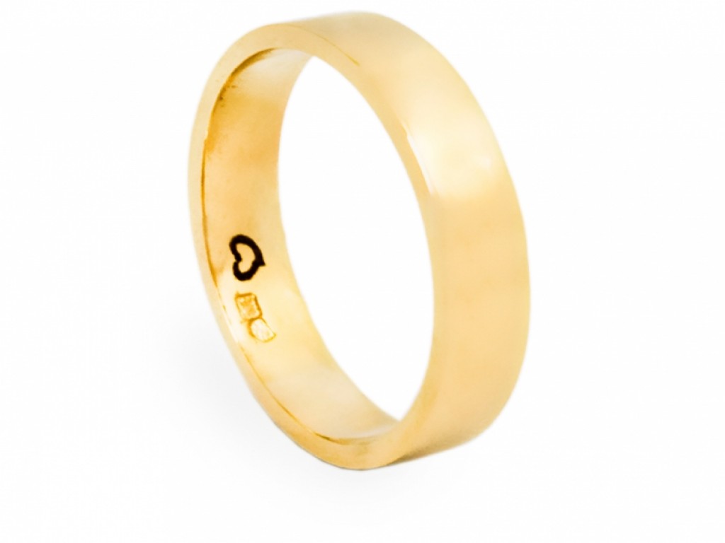 Alianças Ouro Amarelo sem Brilhantes ALR002303