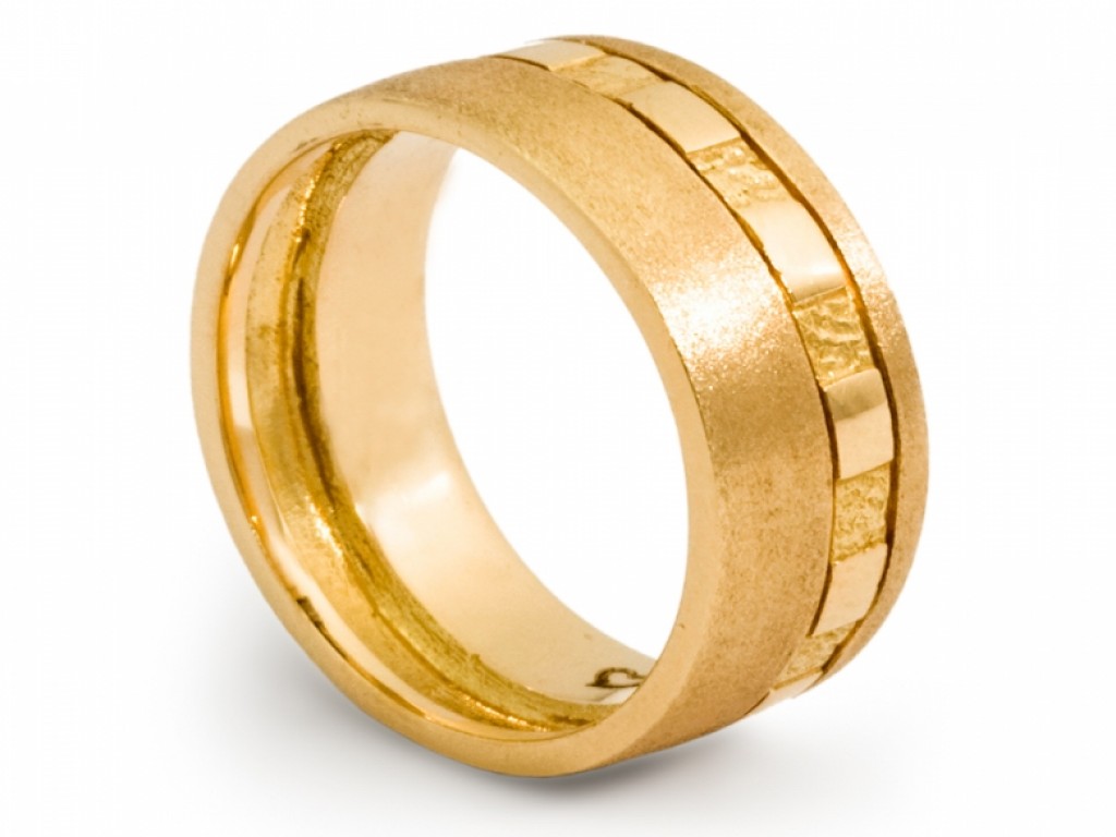 Alianças Ouro Amarelo sem Brilhantes ALR002994C