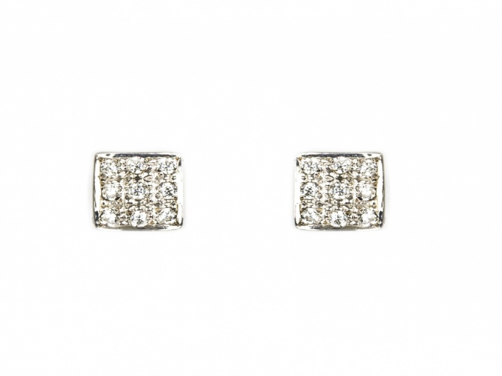 Brincos Tornilhos Ouro com Zirconias TR002239B